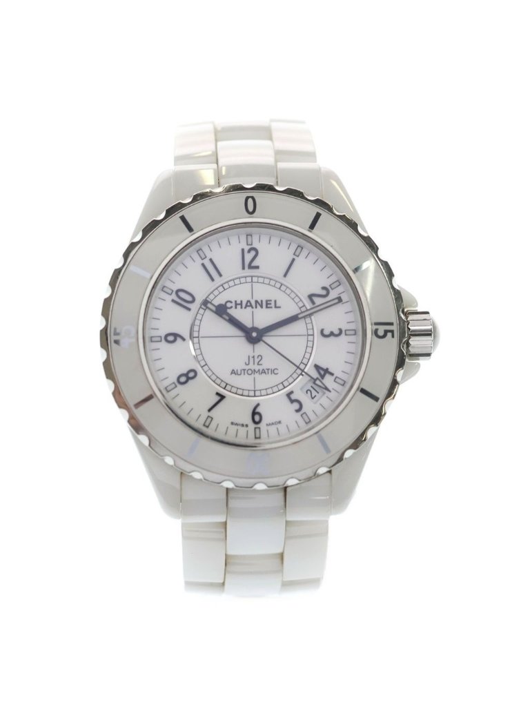 Chanel White Dial Ceramic Automatic Watch